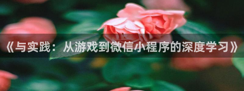 沐鸣277 77注册：《与实践：从游戏到微信小程序的深度学习》