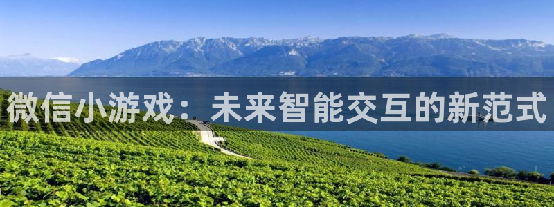 沐鸣2平台官方注册登录：微信小游戏：未来智能交互的新范式