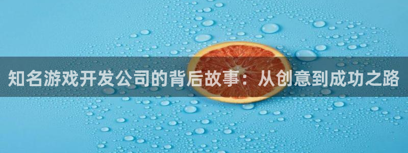 沐鸣2官网 5O6917：知名游戏开发公司的背后故事：从创意到成功之路